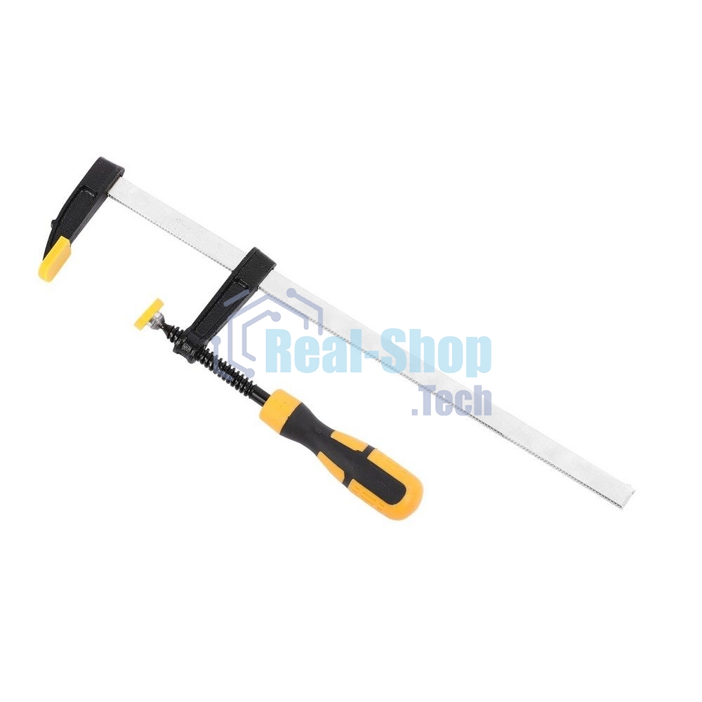 Струбцина F-образная Deli DL110525 250x50 мм, макс. усилие зажима 1000N, резьба 9,5мм