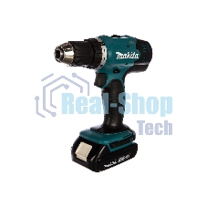 Дрель-шуруповерт Makita DDF453SYE, 18 В, 1,5 Ач, 42 Нм, щеточный