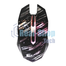 Мышь беспроводная Qumo Edge M17 черный, 2400 dpi, радиоканал, USB, кнопки - 6