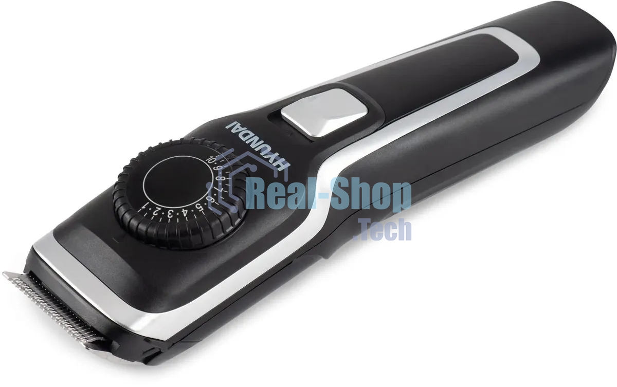 Машинка для стрижки Hyundai H-HC7127 черный 5Вт (насадок в компл:1шт)