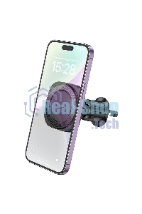 Автомобильный держатель HOCO H28 Rainbow магнитный на воздуховод черный