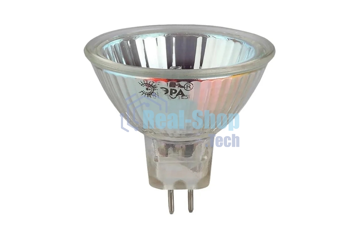 Лампа галогенная ЭРА GU4-MR11-35W-12V-30CL GU4 35Вт софит теплый белый свет