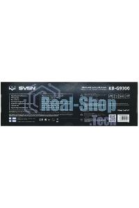 Клавиатура проводная игровая Sven KB-G9300 черная (Outemu Blue switches,104кл., подсветка)