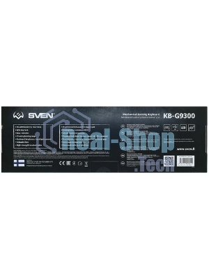 Клавиатура SVEN KB-G9300 проводная, USB Type-A, чёрный
