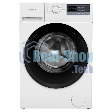 Стиральная машина Maunfeld MFWM148STWH02 белая, загрузка фронтальная 8кг, 1400 об/мин., класс: A+++