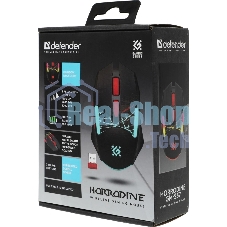 Мышь беспроводная Defender Horrodine GM-237 черный, 3200 dpi, радиоканал, USB, кнопки - 6