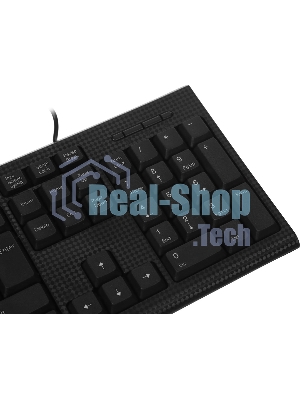 Клавиатура проводная Oklick 120M, USB, черный