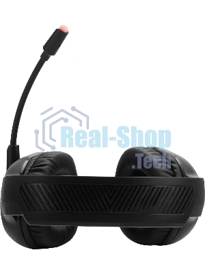 Гарнитура Oklick HS-L930G чёрный/синий, проводная, USB, подсветка