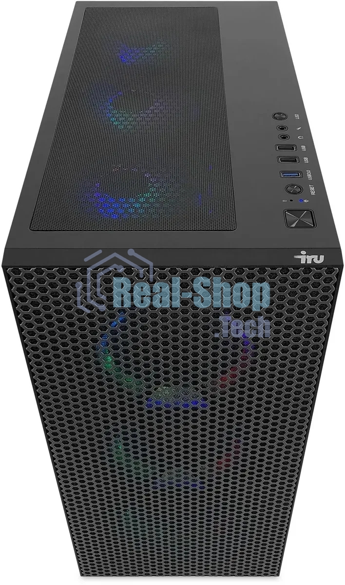 Компьютер IRU Tactio 510B7GP TWR i5 14400F (2.5) 32Gb SSD1Tb RTX 5070 12Gb Windows 11 Pro GbitEth 750W черный (RUS) (2126637)