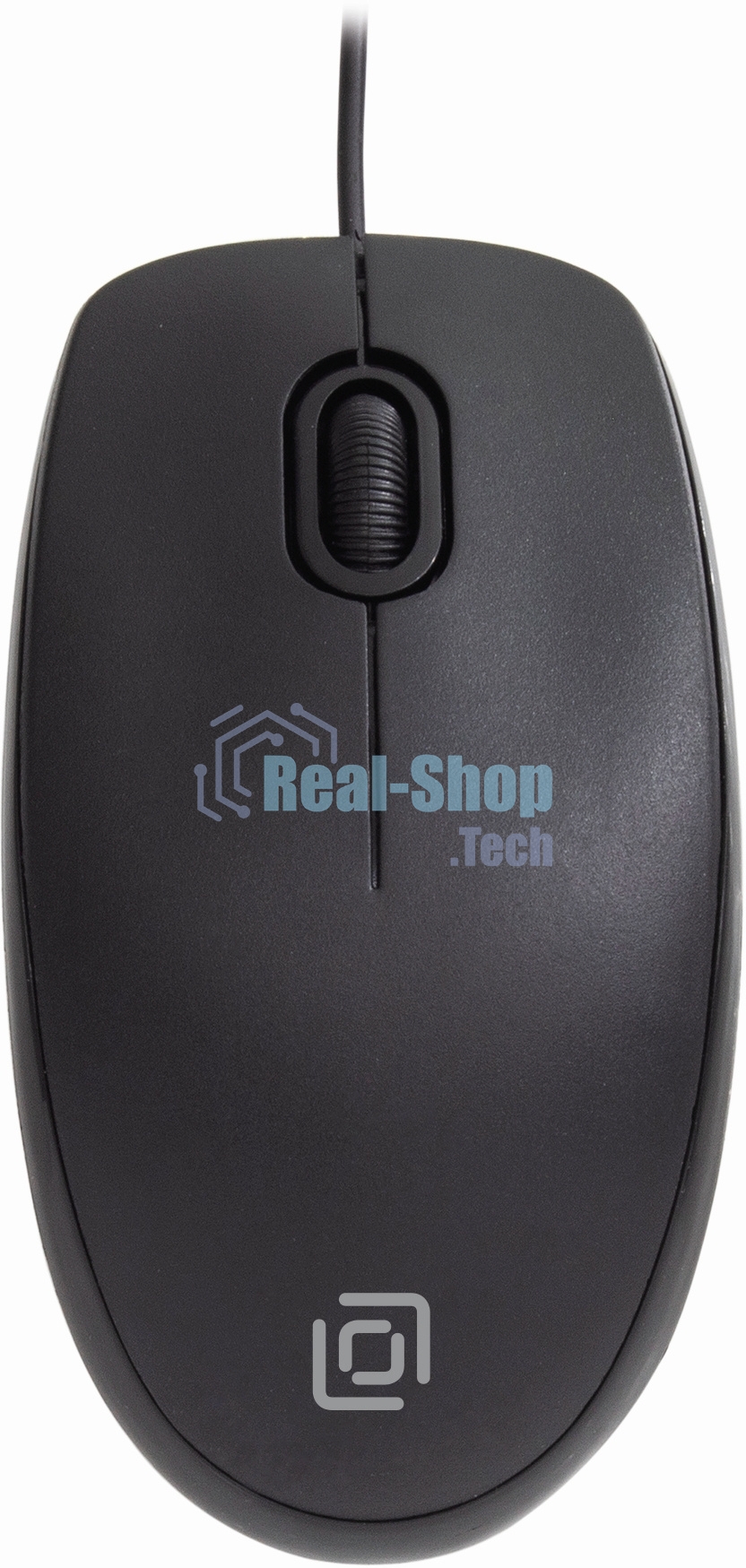 Мышь проводная Oklick 195M черный, 800 dpi, USB, кнопки - 3
