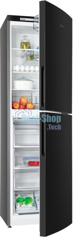 Холодильник Atlant ХМ-4623-151 черный металлик двухкамерный 182/159л морозилка снизу