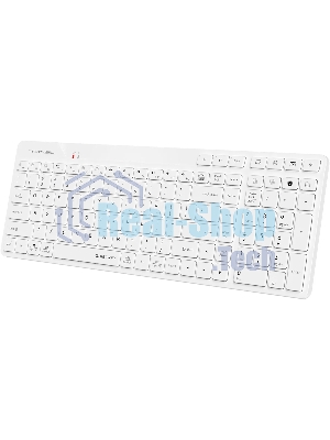 Клавиатура A4Tech Fstyler FBK27C AS белый USB беспроводная BT/Radio slim Multimedia (FBK27C AS)