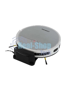 Робот-пылесос Starwind SRV4570 серебристый/белый, 15 Вт, 2000 мА·ч Li-Ion, уборка влажная/сухая, пылесборник контейнер 0.3 л