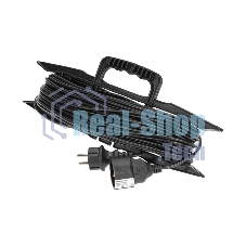 Удлинитель-шнур PROconnect на рамке ПВС 3х0,75мм², 30 м, с/з, 6А, 1300Вт, IP20, черный