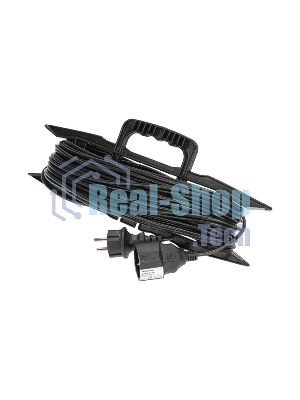 Удлинитель-шнур PROconnect на рамке ПВС 3х0,75мм², 30 м, с/з, 6А, 1300Вт, IP20, черный