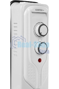 Масляный обогреватель Centek CT-6206 (9 секций), белый, 1000/1500/2000 Вт, 20 м2, 3 режима, термостат