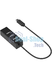 Разветвитель USB-C Buro BPH-C-1906 4порт. черный