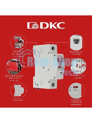 Выключатель автоматический однополюсный DKC 20А B MD63N-1PB20 6кА
