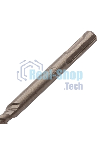 Бур по бетону Denzel двойная спираль, Cobalt W-tip, 12x210 мм, SDS PLUS