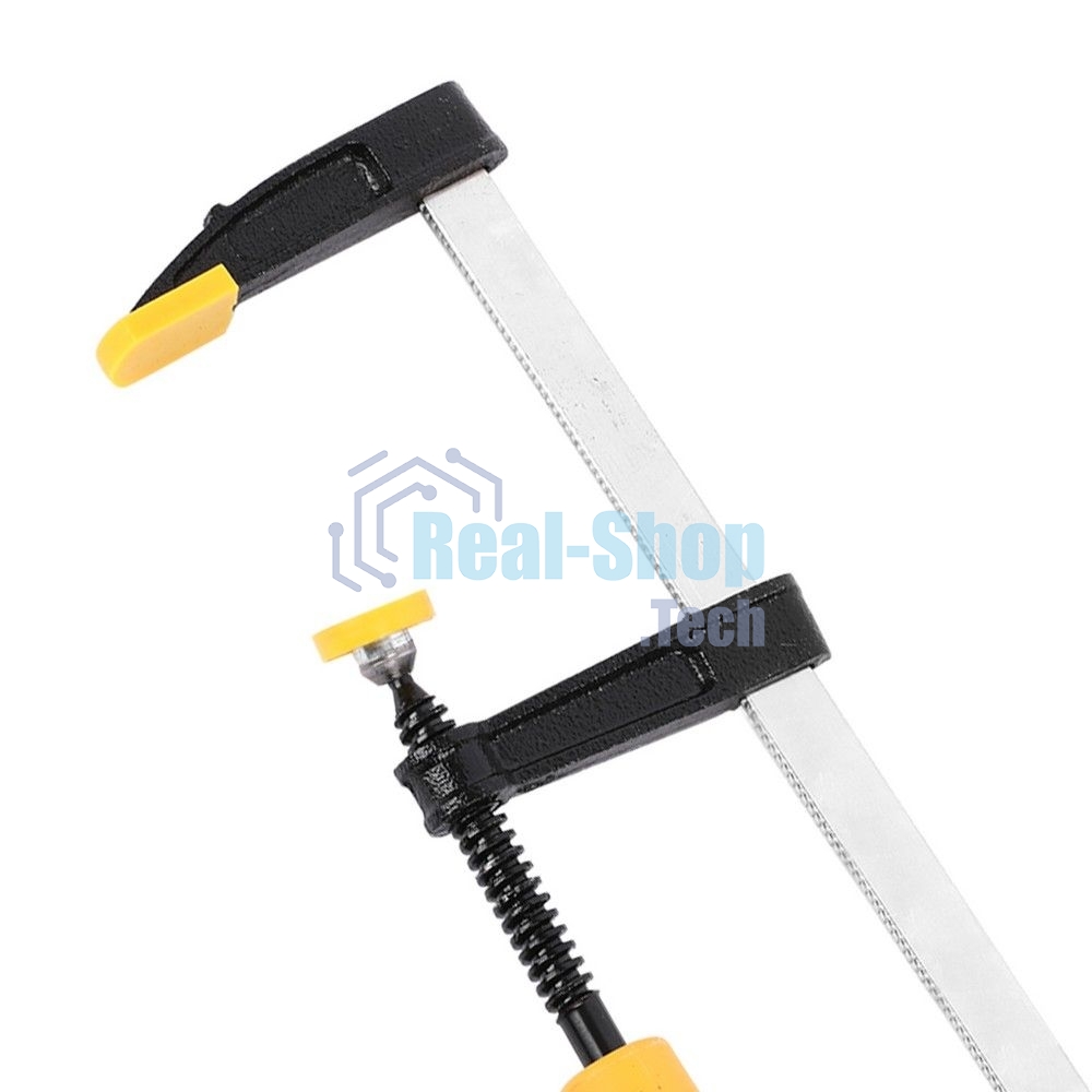 Струбцина F-образная Deli DL110525 250x50 мм, макс. усилие зажима 1000N, резьба 9,5мм