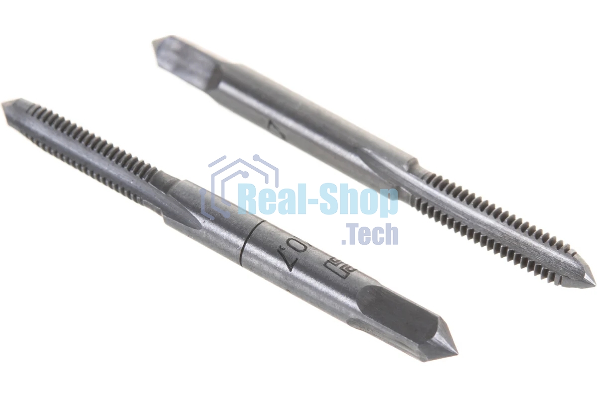 Метчик ручной Сибртех М4 х 0,7 мм, комплект из 2 шт.