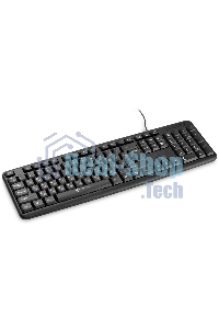 Клавиатура проводная Oklick 130M, USB, черный