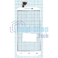 Сенсорное стекло (тачскрин) для Alcatel One Touch Pop C9 7047D, белое