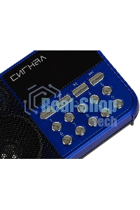 Радиоприемник Сигнал РП-224, бат. 3*АА (не в компл.), 220V, акб 400мА/ч, USB, SD, дисплей, фонарик