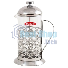Френч-пресс MALLONY OLIMPIA,1000 мл, из жаропрочного стекла, в корп из нерж ст, T046-1000ML (950093)