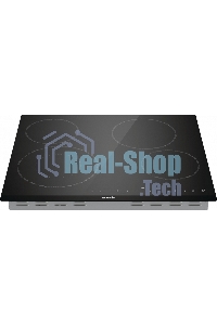 Варочная панель Gorenje ECT642BCSCE, 59 см, Hi-Light, 4 конфорки, таймер, сенсорное управление, шлифованный передний край, PowerBoost, дисплей, блокировка от детей, черный