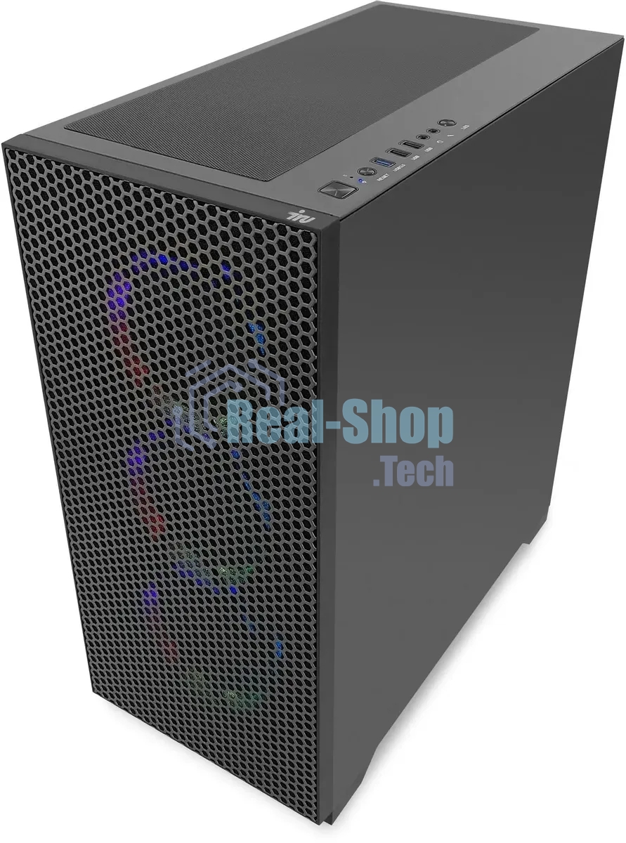 Компьютер IRU Tactio 510B7GP TWR i5 14400F (2.5) 32Gb SSD1Tb RTX 5070 12Gb Windows 11 Pro GbitEth 750W черный (RUS) (2126637)