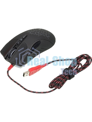 Мышь проводная A4Tech Bloody A90 черный, 6200 dpi, USB, кнопки - 8