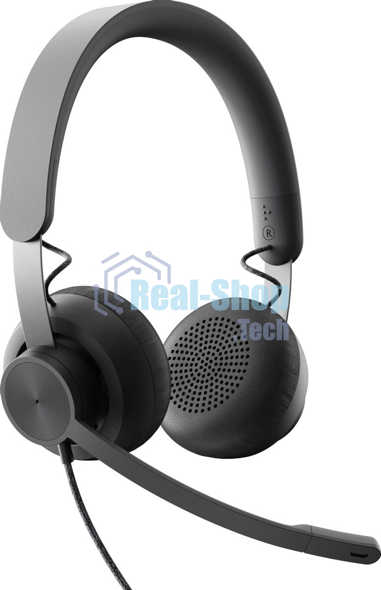 Гарнитура Logitech Zone Wired Teams графит, проводная, USB