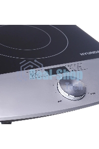 Плита настольная электрическая Hyundai HYC-0102 серебристый/черный стеклокерамика