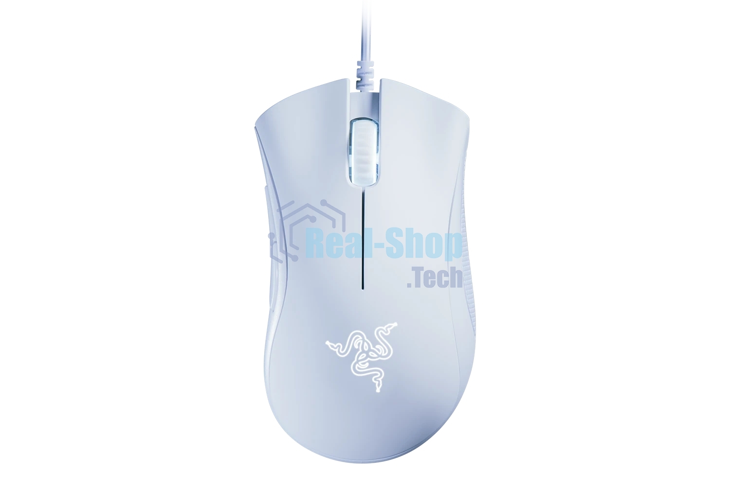 Мышь проводная Razer DeathAdder Essential белый, 6400 dpi, USB, кнопки - 5