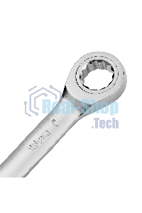 Ключ комбинированный трещоточный Denzel 14709 15 мм, CrV, матовый хром