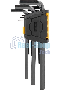 Набор шестигранных ключей Deli DL231209H Материал: CR-V. Спецификация: 1,5,2,2,5,3,4,5,6,8,10мм.