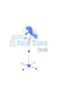 Вентилятор напольный Maxvi FS1645 white-blue