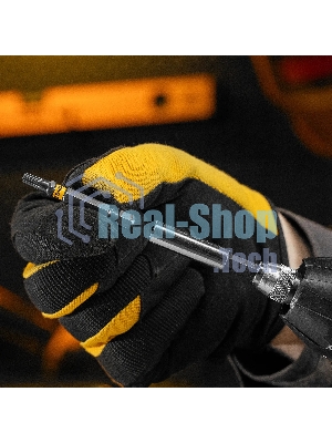 Набор бит Denzel TORX 25х50, сталь S2, шестигранный профиль, 10 шт.