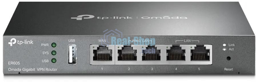 Роутер TP-Link SafeStream ER605 10/100/1000BASE-TX черный