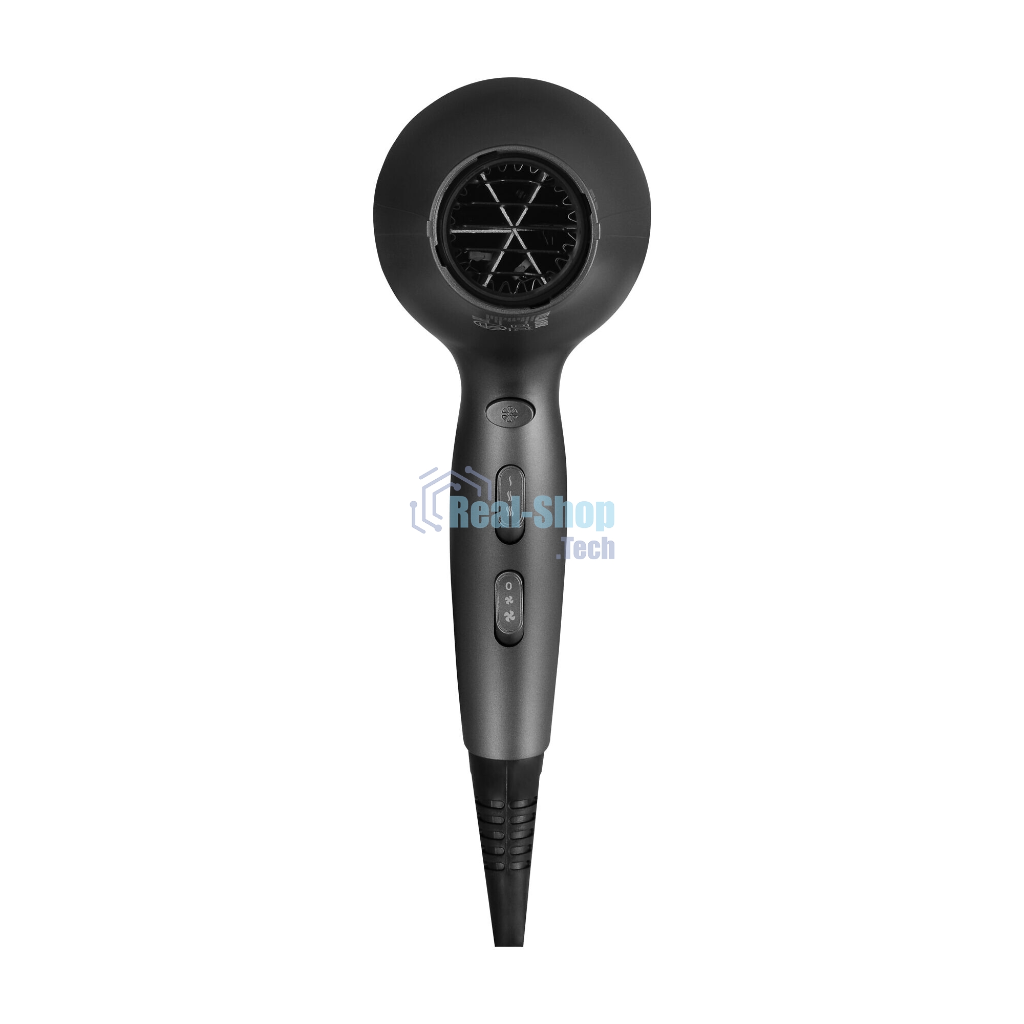 Фен WILLMARK WHD-2322AI графитовый, 2600 Вт, ионизация