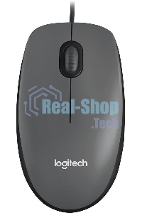 Мышь проводная Logitech M90 черный/серый, 1000 dpi, USB, кнопки - 3