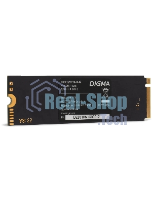 Накопитель SSD Digma Meta S69, 1ТБ, PCIe 4.0 x4, M.2 2280, NVMe, R/W 5200/4700