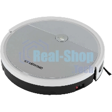 Робот-пылесос Starwind SRV4570 серебристый/белый, 15 Вт, 2000 мА·ч Li-Ion, уборка влажная/сухая, пылесборник контейнер 0.3 л