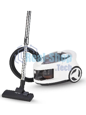 Пылесос Coolfort CF-3040 белый, 250/1800 Вт, уборка сухая, пылесборник контейнер, 2 л