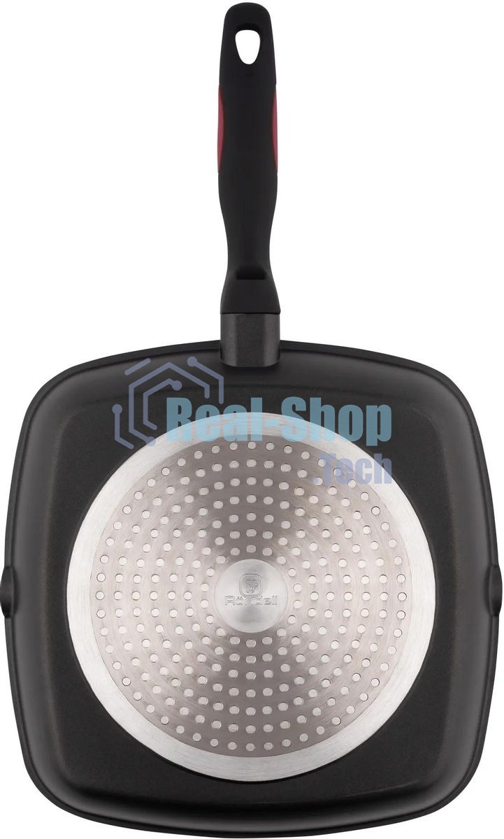Сковорода-гриль Rondell Perfect RDA-1562, 28 см, без крышки, черный