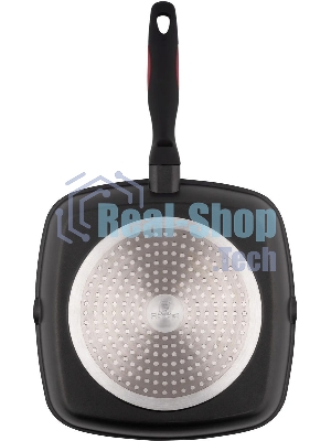 Сковорода-гриль Rondell Perfect RDA-1562, 28 см, без крышки, черный