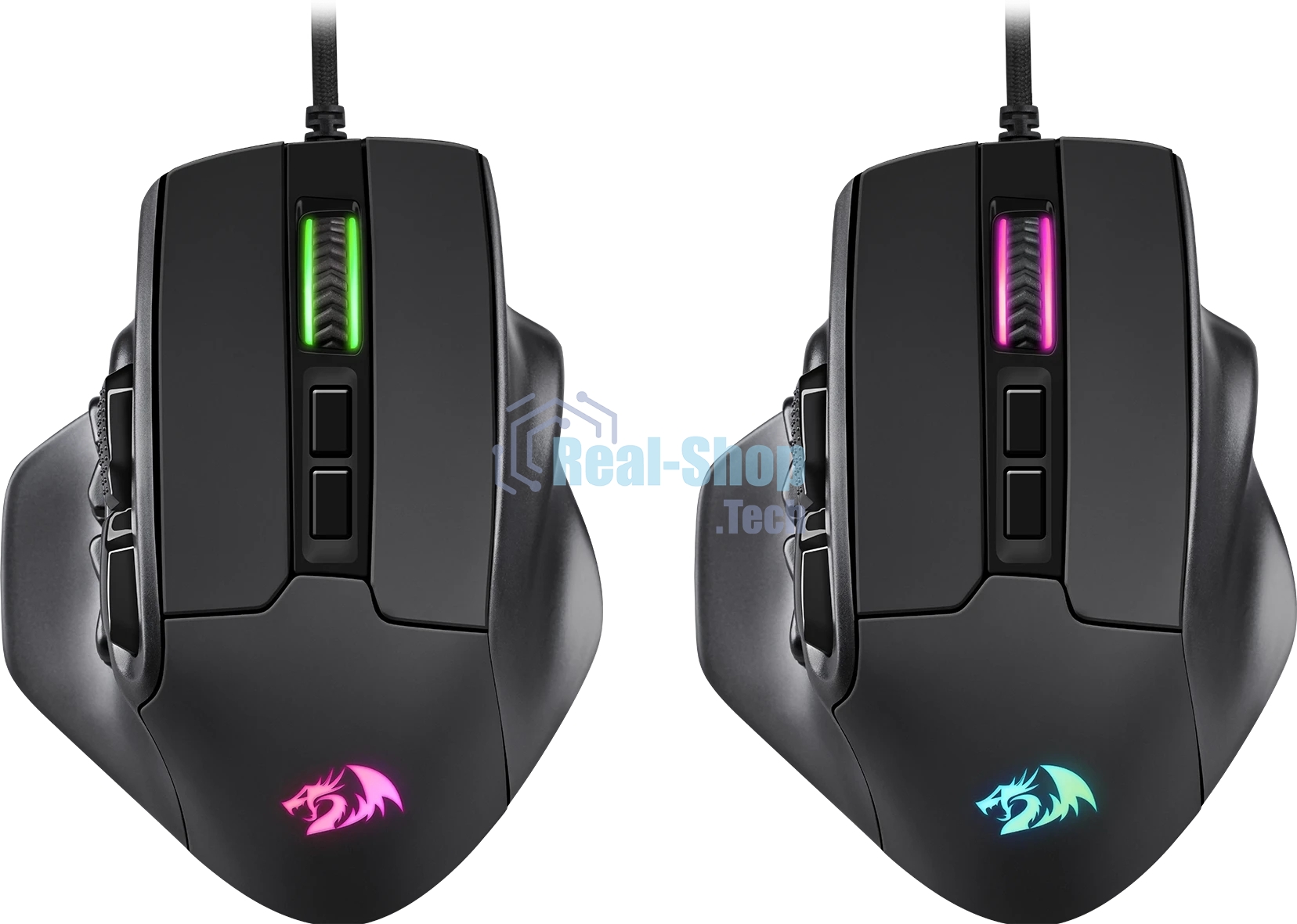 Мышь проводная REDRAGON Aatrox черный, 12400 dpi, USB, кнопки - 15