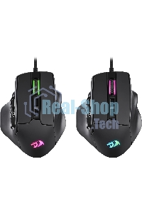 Мышь проводная REDRAGON Aatrox черный, 12400 dpi, USB, кнопки - 15