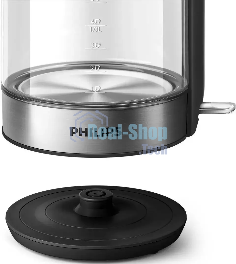 Чайник электрический Philips HD9339/80 1.7л. 2200Вт прозрачный (корпус: стекло)
